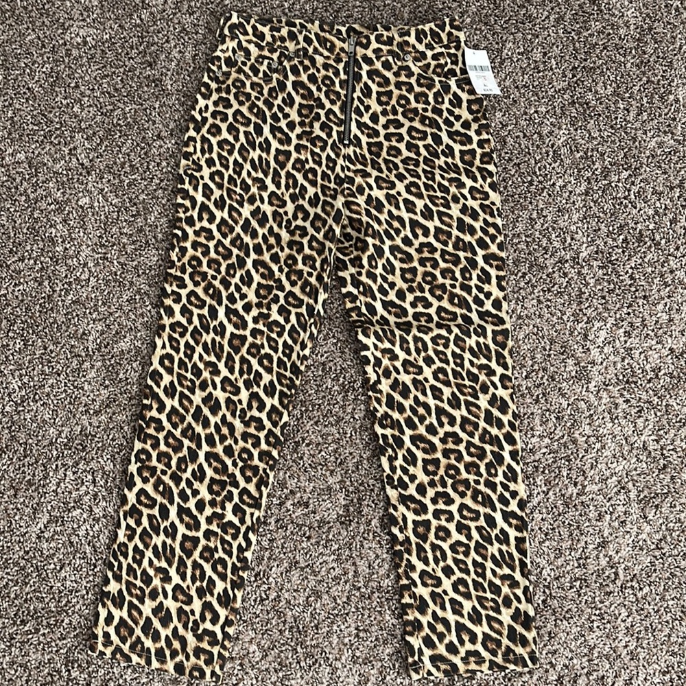 Womens cheetah print pants